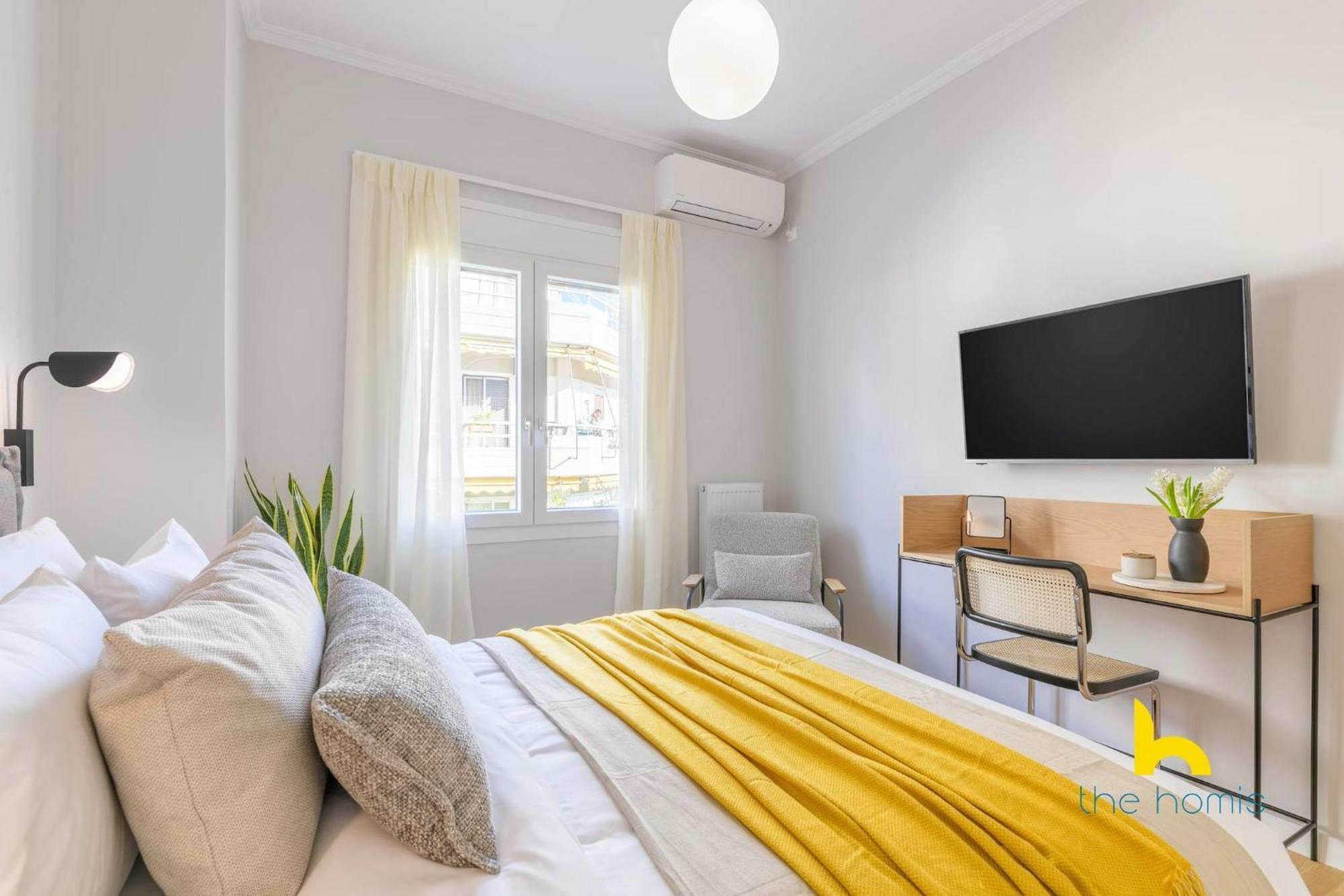 Sun-Splashed 2-Bdr Corner Apartment With Hillside Views! Atenas Exterior foto