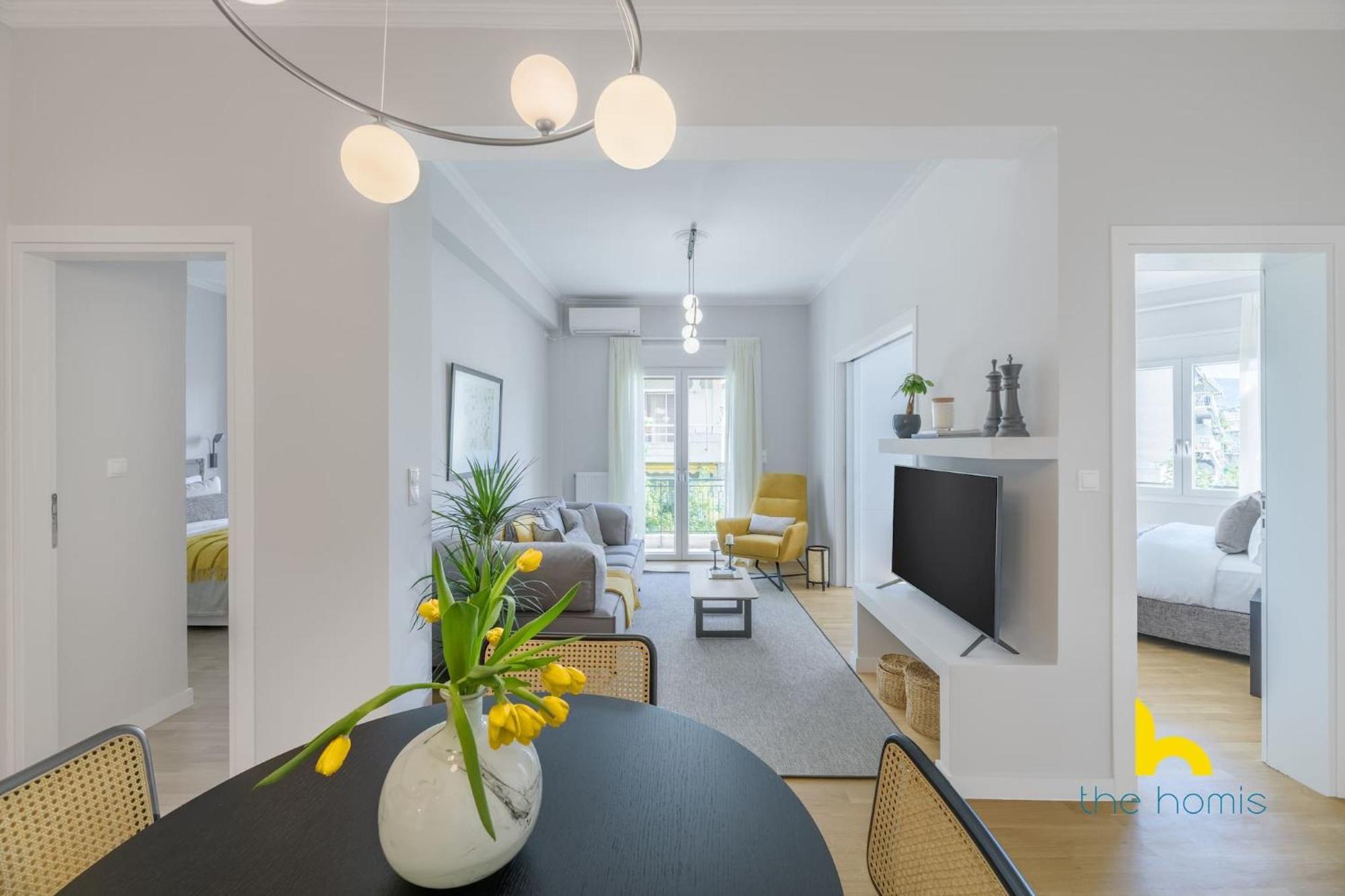 Sun-Splashed 2-Bdr Corner Apartment With Hillside Views! Atenas Exterior foto